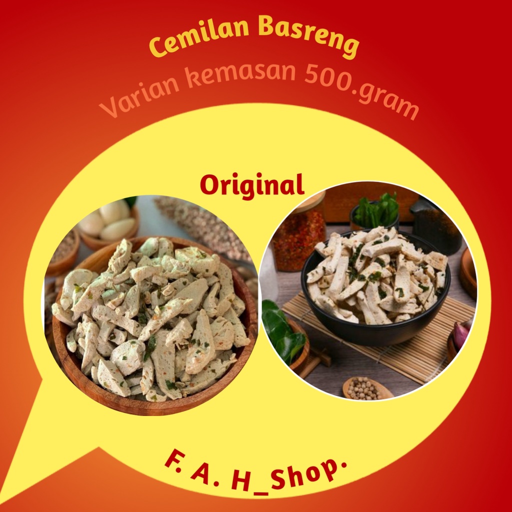 

Basreng Original 500.gram Keriuk Aroma Daun Jeruk