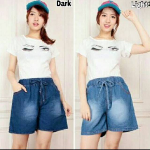 TERMURAH! HOT PANT POLOS SOBEK DAN RAWIS BAHAN JEANS WASH UKURAN ALL SIZE FIT TO L - GROSIR BAJU