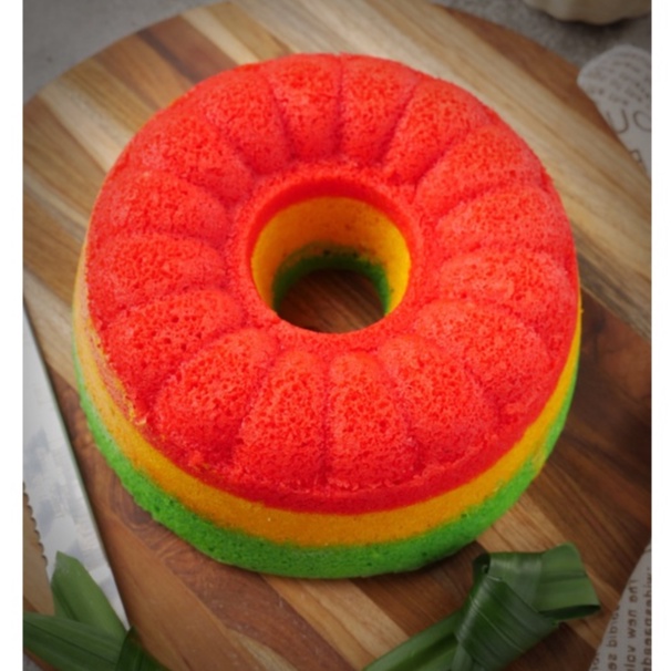 

Ssl09 Rainbow Cake Kue Bolu Kukus Pelangi