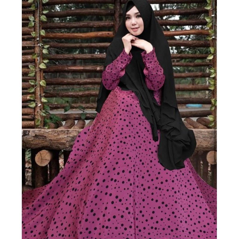 GAMIS SYAR'I ASDF MONALISA SET HIJAB CERUTY