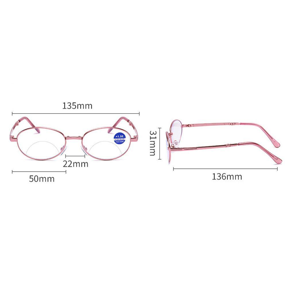 Mxbeauty Kacamata Baca Lipat Portable Baca Pembesar Bifocal Kacamata Komputer Vision Care Look Far And Near Anti Radiasi Anti Blue Light Presbyopia Eyeglasses