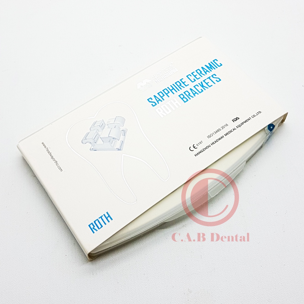 BRACKET HEADWAY ICE CLEAR / BRACKET GIGI / BEHEL GIGI / BRACKET BEHEL / CAB DENTAL