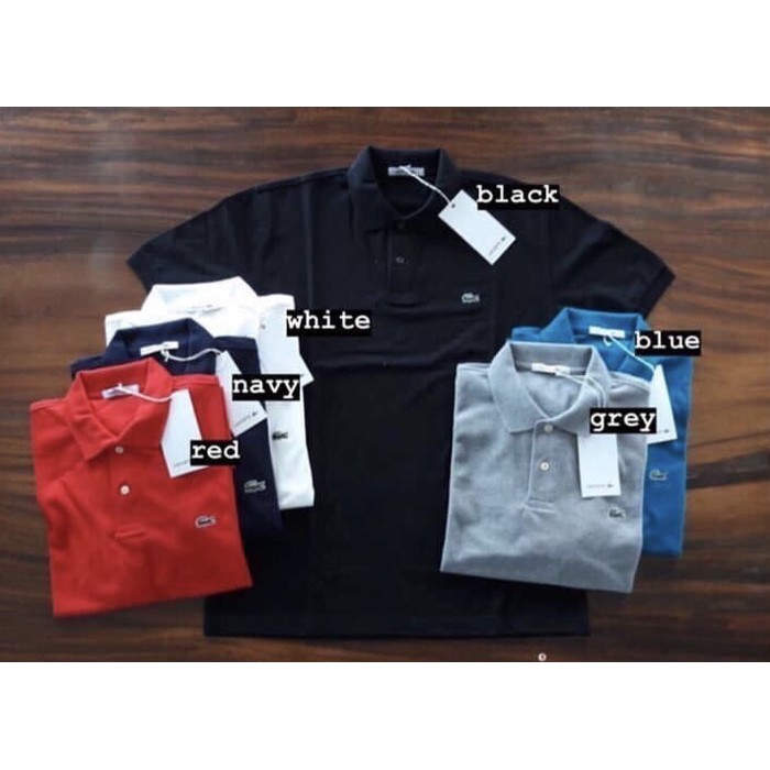 DVS0012 Lacoste Men's Basic Polo Shirt Classic Fit ORI FO READY