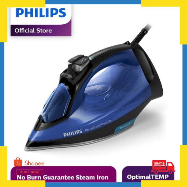 Bisa Bayar Ditempat ( COD ) PHILIPS Setrika Uap Optimal Temp GC3920 - GC 3920 Keren
