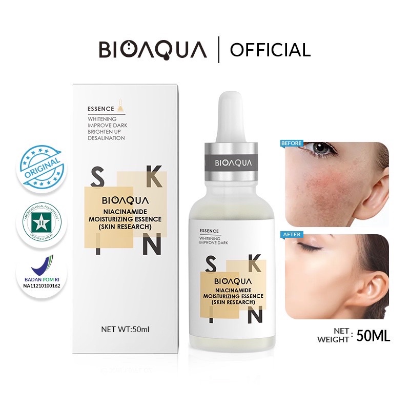 BIOAQUA Face Serum 30ml 50ml / Serum Wakah Niacinamide Brightening / Hyaluronic Acid Serum/ Anti Aging / Acne