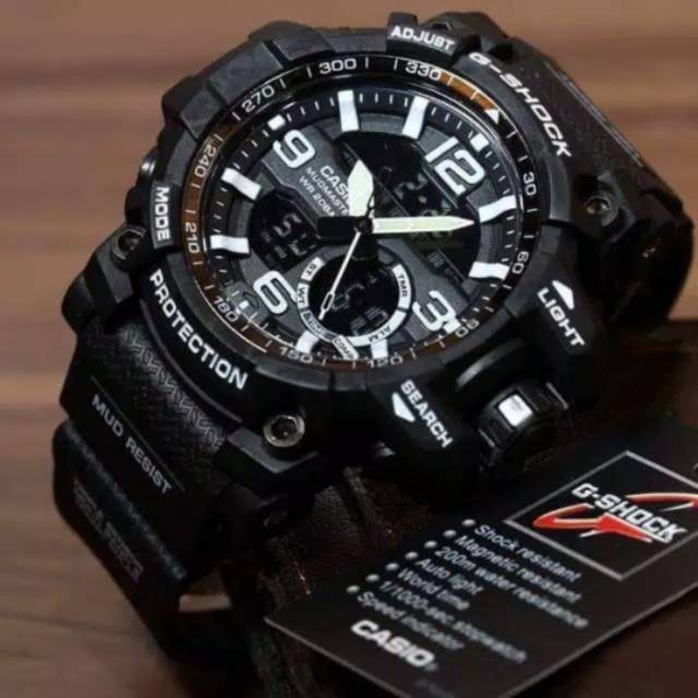 Jam Tangan Casio Gshock GG1000 Water Resist Renang - Jam Tangan Fashion Pria - Hitam lis Putih