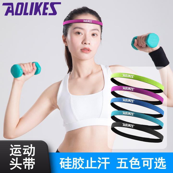 headband bando olahraga gym fitness yoga penghalang keringat