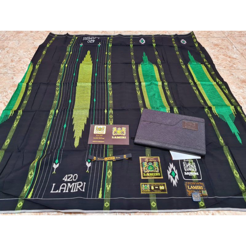 (COD) SARUNG LAMIRI SGI 420 SUTRA S 90 LENGKAP TAS