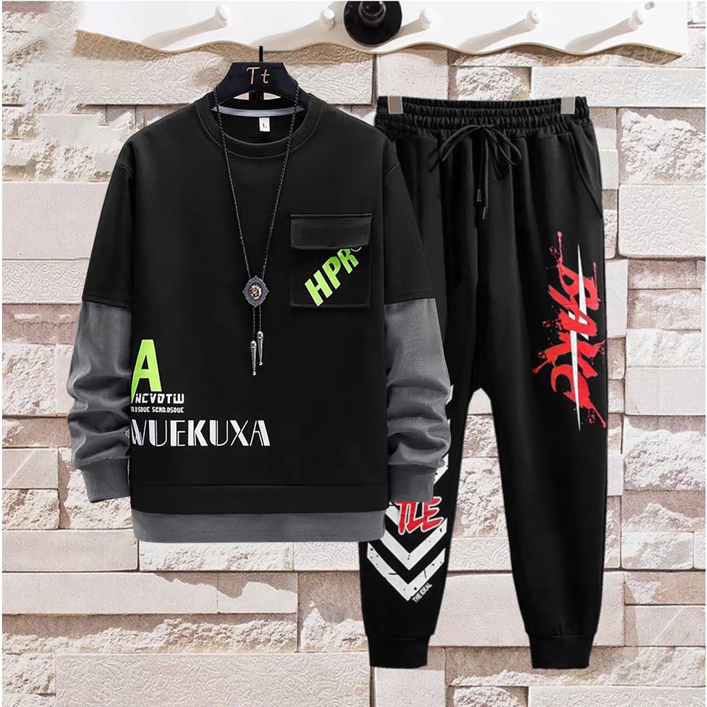 Setelan HPR - satu set sweater + celana / one set -mukzhop