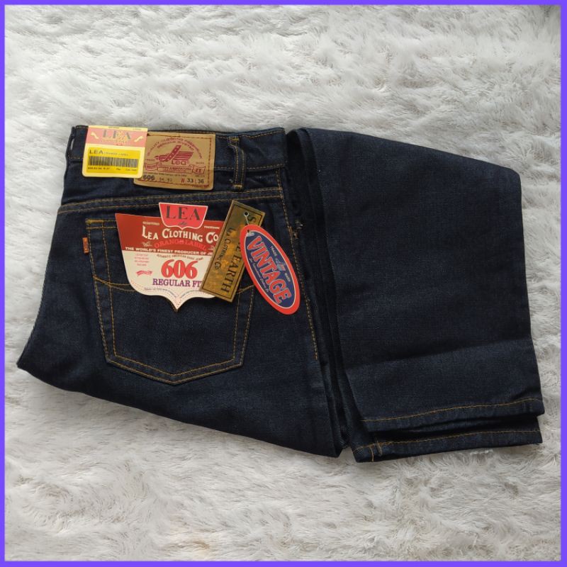 CELANA JEANS PRIA LEA 606 REGULER TERMURAH. BAYAR DI TEMPAT