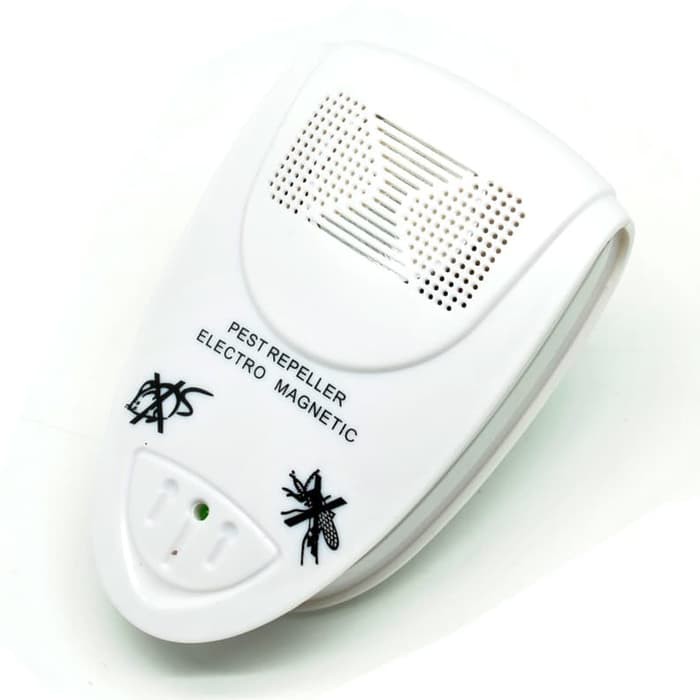 Bug Scare Ultrasonic Rat Pest Control Repeller / Anti Nyamuk - HOE0065 - PUTIH