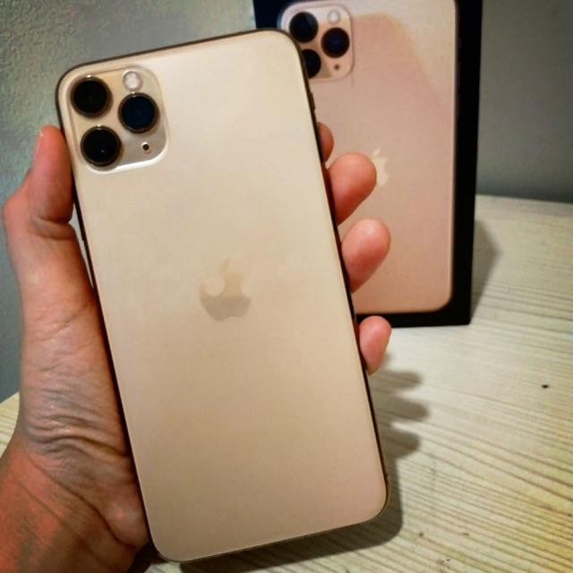 Iphone 11 Pro Max Gold 256gb Shopee Indonesia