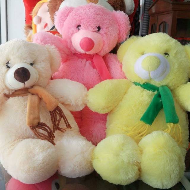 Boneka bear shal murah