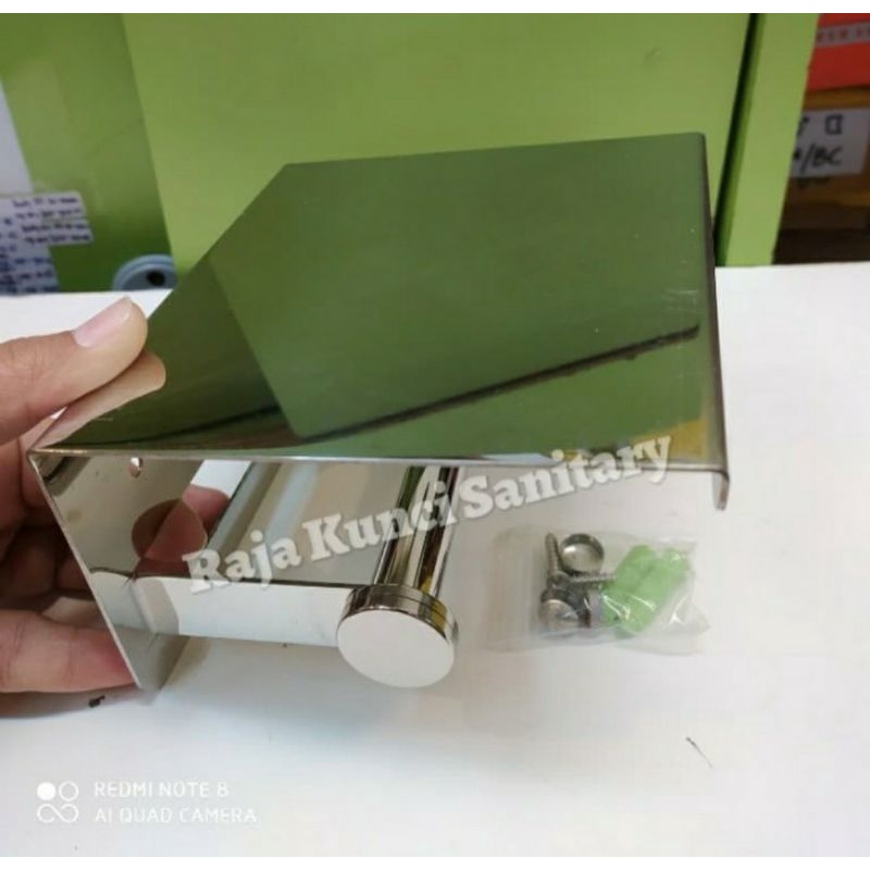 Tempat Tissue Rol/Tempat Tissue Gulung/Tempat Tissue Toilet/Tempat Tissue Kotak Stainless