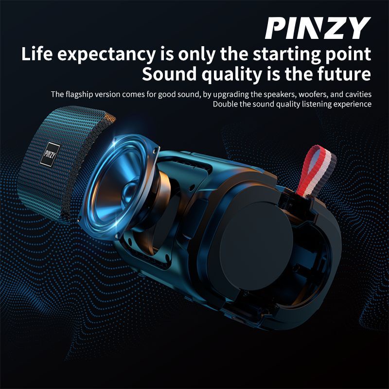 Speaker Bluetooth PINZY SK004 3D Sound With LED