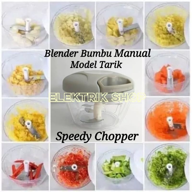 CHOPPER BUMBU TARIK BLENDER MANUAL / SPEEDY CHOPPER 500ML