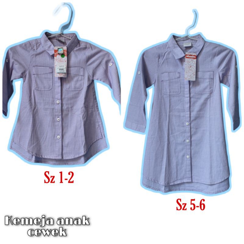 Kemeja Anak PITO DITO GIRL NEW TOKO