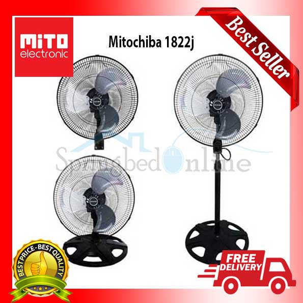 KIPAS ANGIN 3in1 MITOCHIBA TYPE MT 1822J - Garansi Resmi