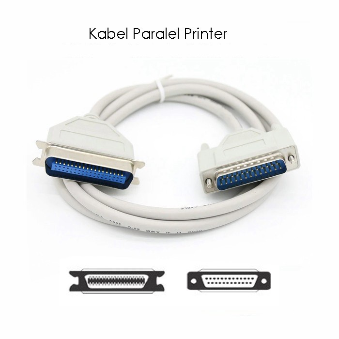 Trend-Universal Kabel Printer Paralel LPT 25 Pin 3M Male Female – 3 M