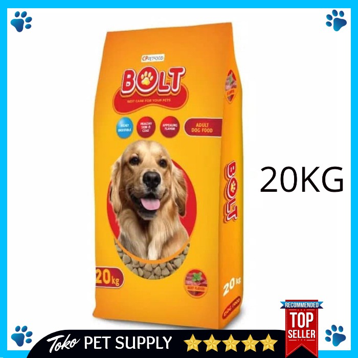 Bolt Makanan Anjing 20kg Bolt Dog 20kg Dog Food Bolt Dogfood Makanan Anjing Kering Dog Food 20kg Pak
