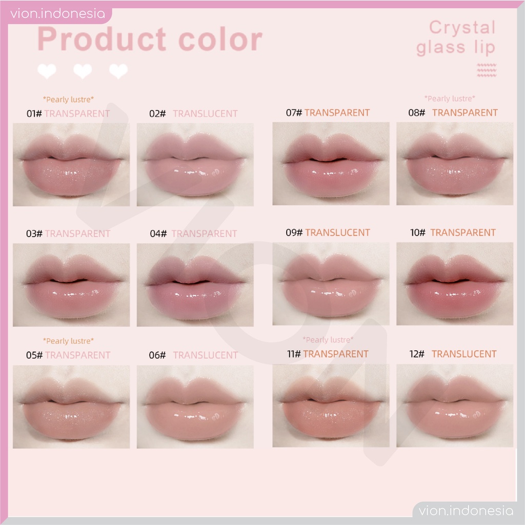 DRAGON RANEE Jelly Colorful  Lip Gloss Lip Oil Moisturizing Melembabkan Mencerahkan Bibir Original DR003