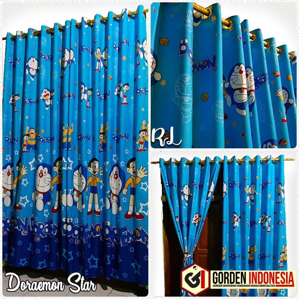 Download 45 Gambar Gorden Motif Doraemon Paling Baru HD