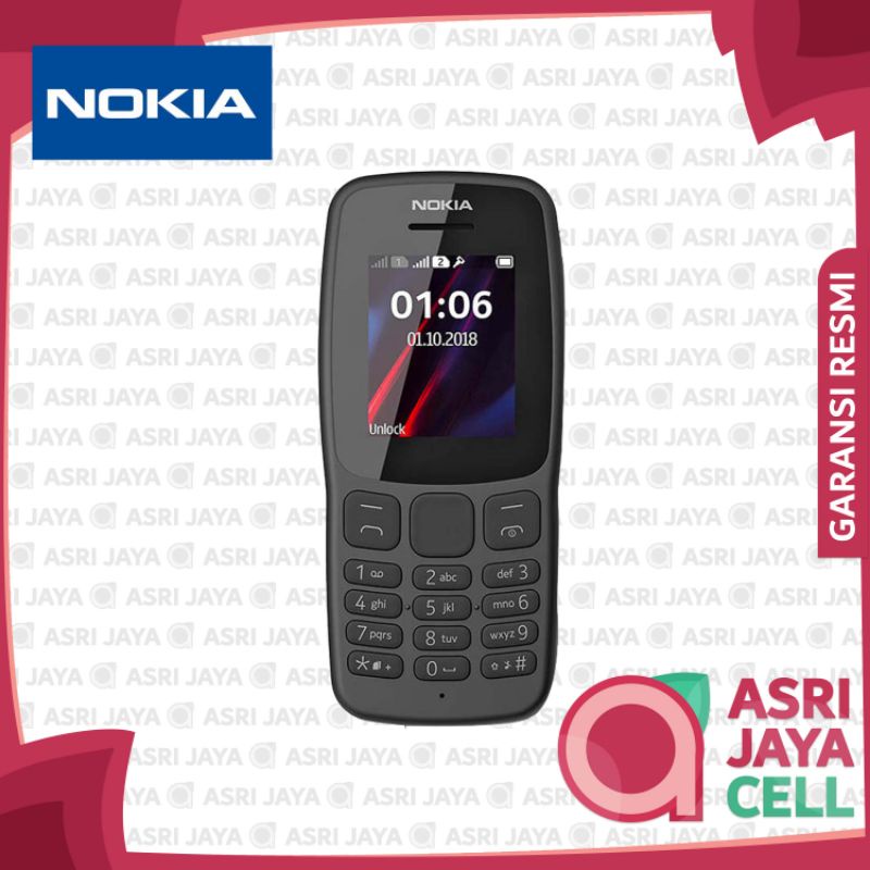 Nokia 106 Original Garansi Resmi