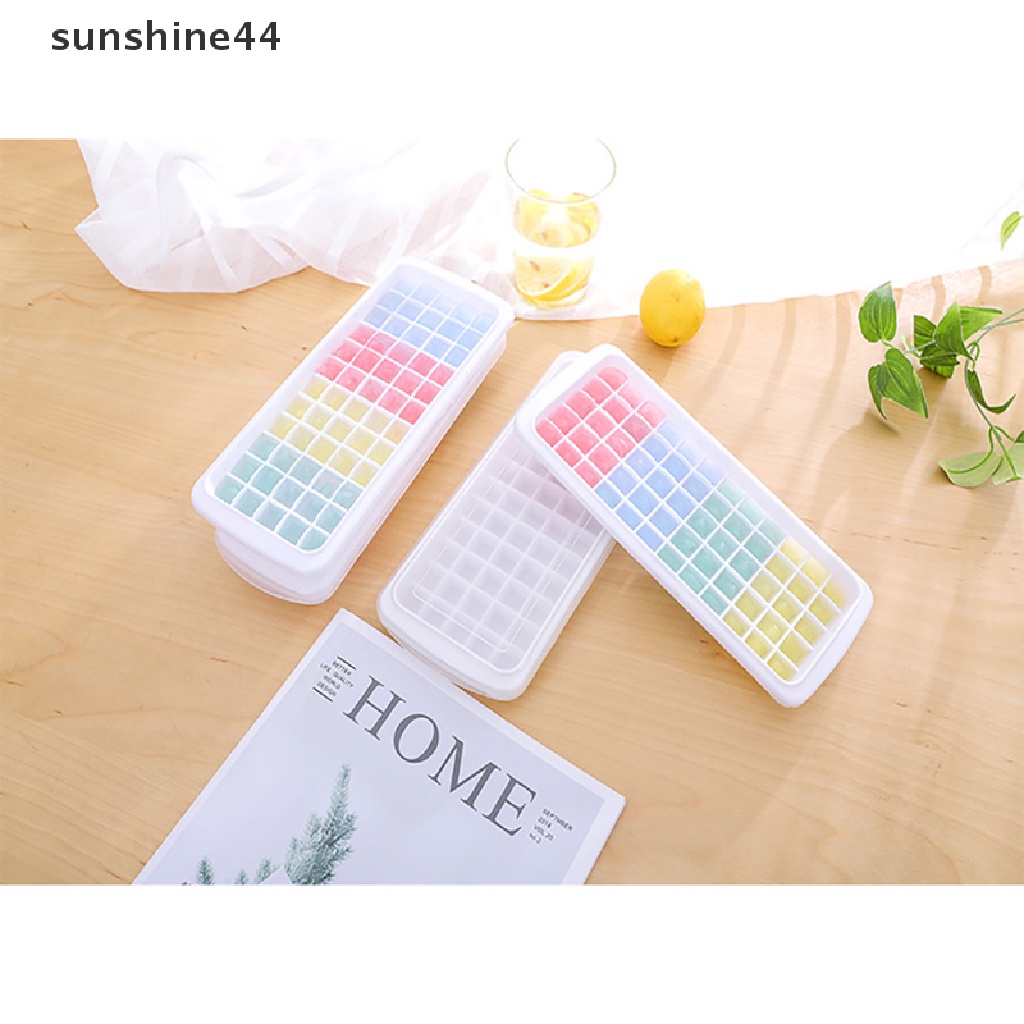 Sunshine Cetakan Es Batu 12 / 48 / 60 Sekat Bahan Plastik Untuk Cocktail