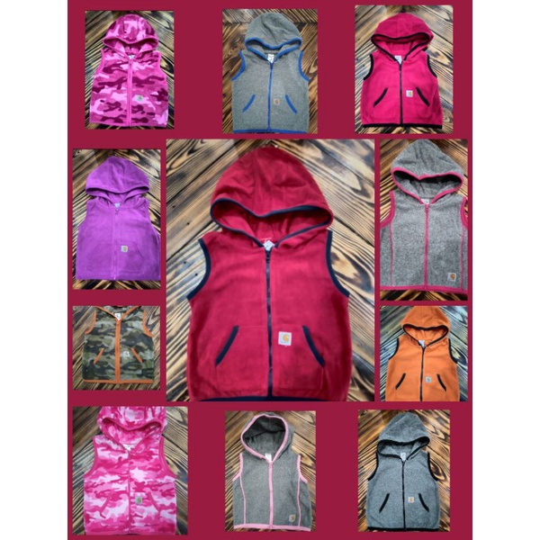 CARHATT HOODIE VEST BABY/ORIGINAL