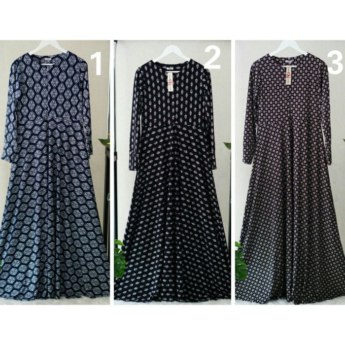 Jual Sale Gamis Jersey Motif Jumbo terbaik