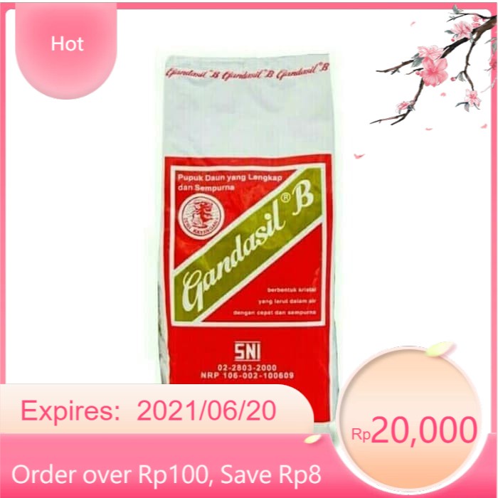 pupuk bunga dan buah gandasil B .