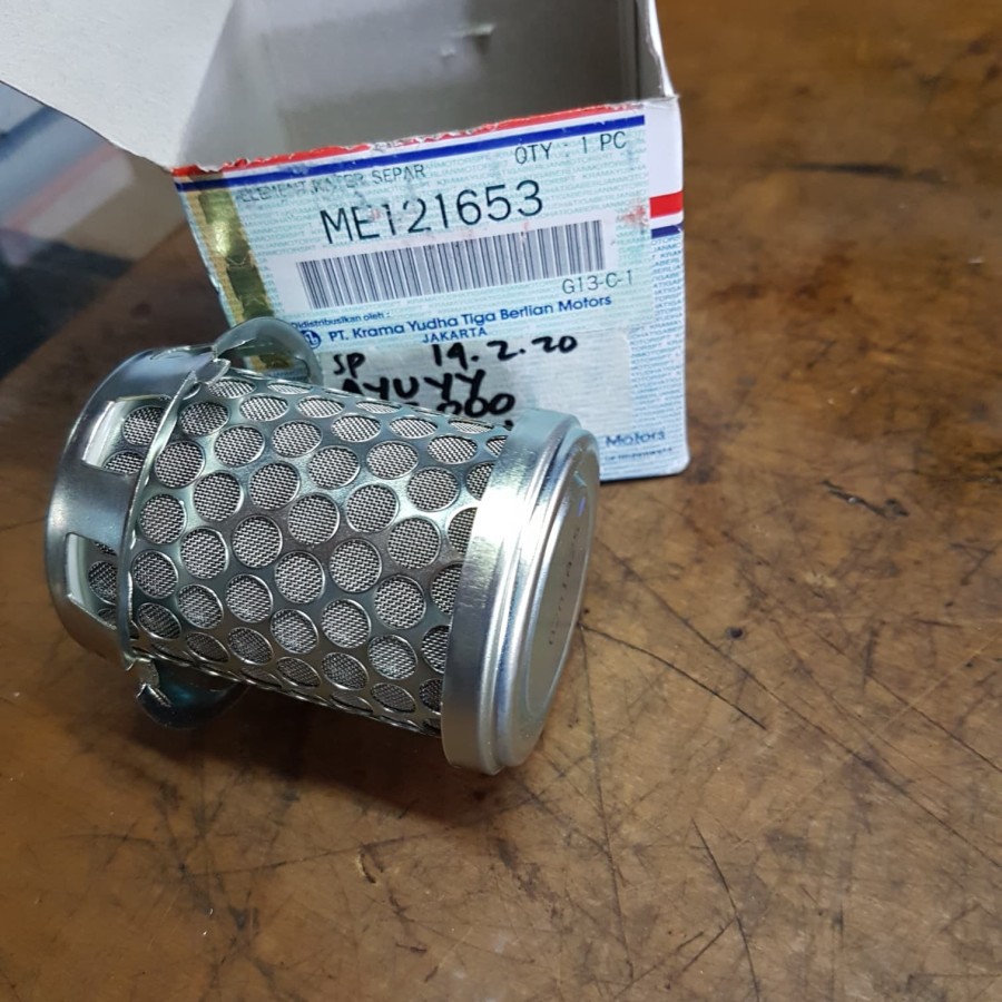 Filter Solar Bawah CANTER Turbo 2007 - 2012 isi gelas kaca bawah original KTB ME121653 MITSUBISHI