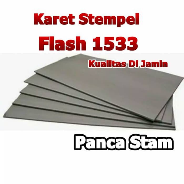 

KARET STEMPEL FLASH 15 X 33 CM- MIN 25 LBR
