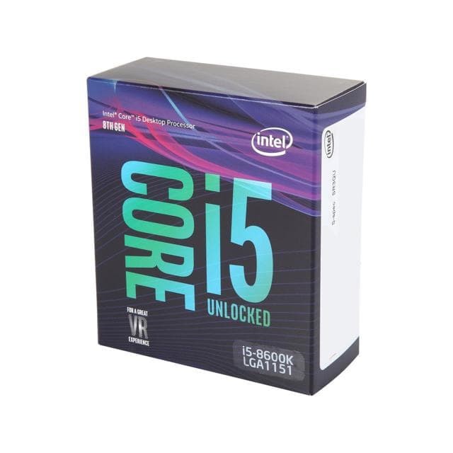 "Intel Core i5-8600K Coffee Lake 6-Core 3.6 GHz"