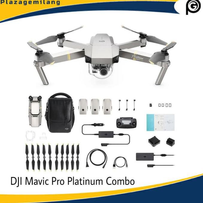 DJI Mavic Pro Fly More Combo Platinum - Garansi Resmi
