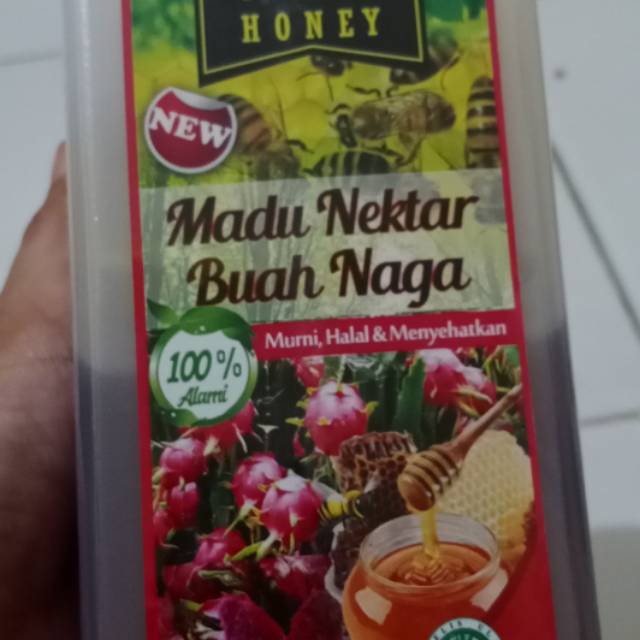 

Madu Nektar Buah Naga Al Qubro Premium Honey