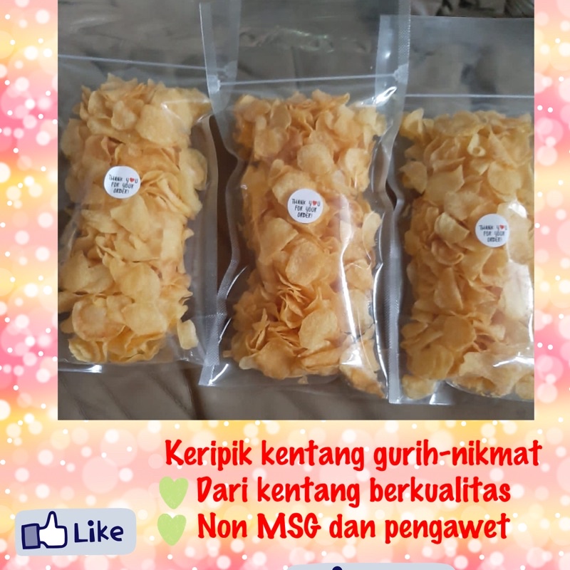 

Keripik Kentang homemade original 135gram