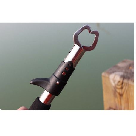 [TOSERBA_EMAK] - iLure Portable Stainless Steel Fishing Gripper Tool Equipment - FLG-P-006 - Black