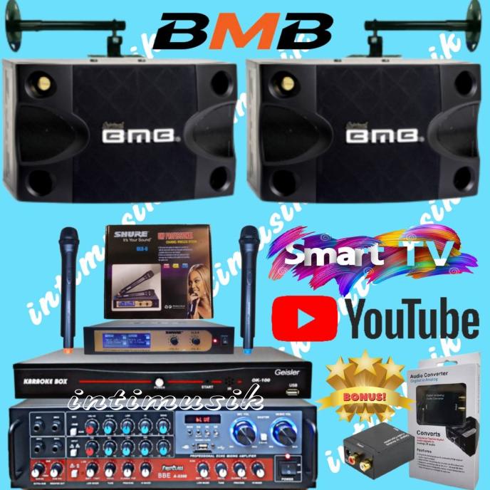 Paket Speaker Karaoke Set BMB Sound System ( Get VI )