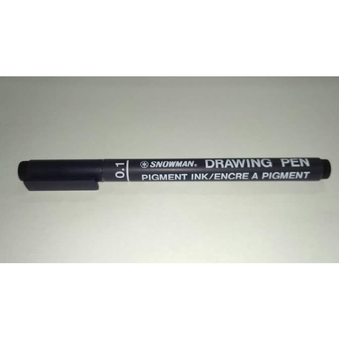 

Pendrawing- Drawing Pen Snowman 700 Size Pen - 0,1 (Black) -Drawing-Pen.
