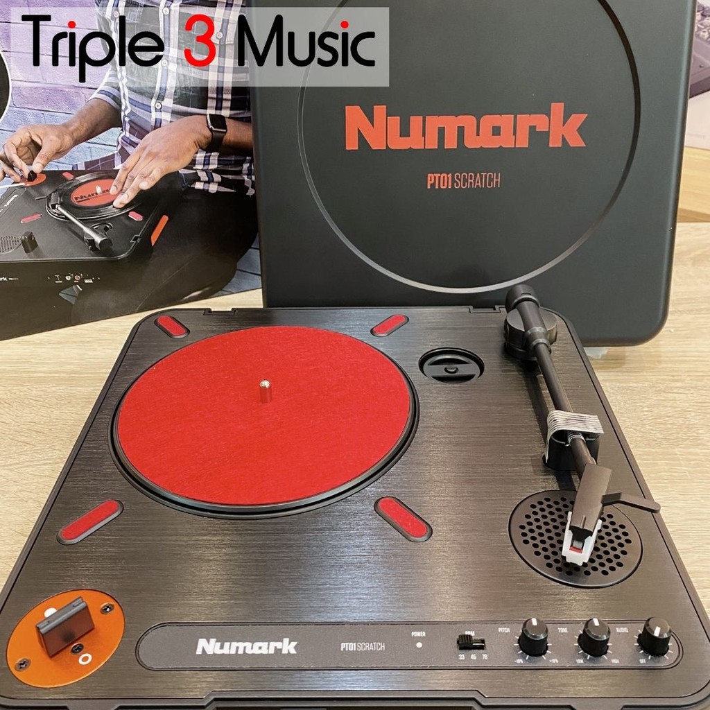 Numark PT01 Scratch PT-01 PT 01 Portable DJ Turntable