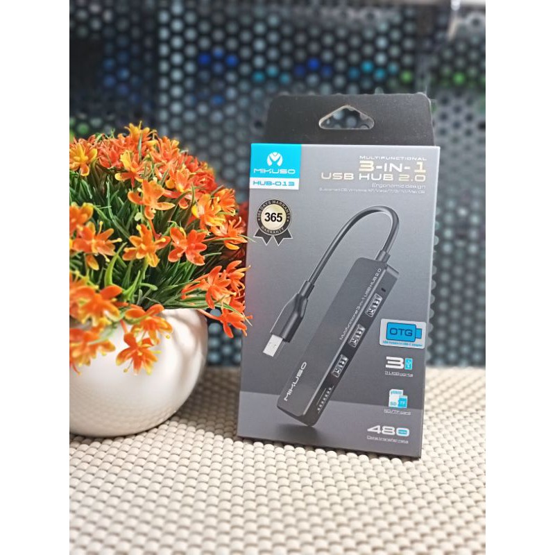 USB HUB 3 IN 1 2.0 MIKUSO