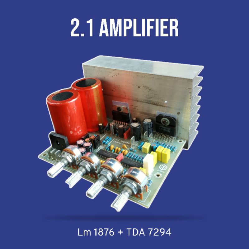Kit 2.1 Amp lm1876+tda7294