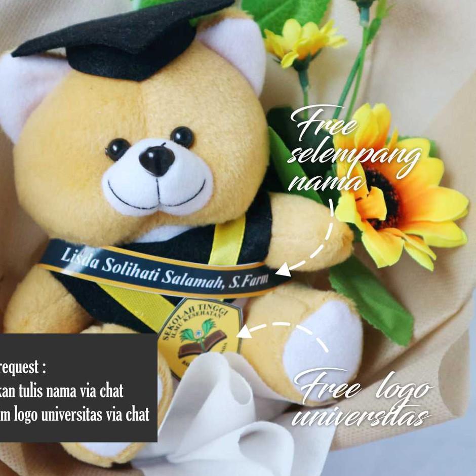 Stok terbatas.. Bucket Bouquet buket bouket kado hadiah gift give bunga wisuda graduation sidang skripsi cewek cowok