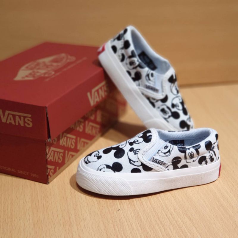 SEPATU VANS SLIP ON ANAK MICKEY SEPATU VANS ANAK LAKI LAKI PEREMPUAN SEPATU SLIP ON ANAK