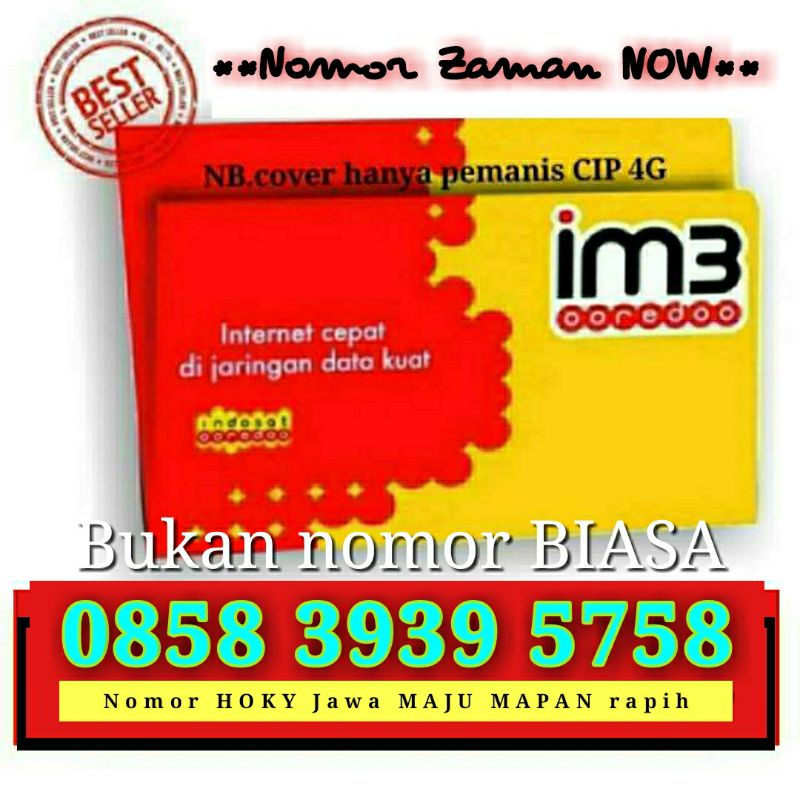 nomor cantik Indosat 5758