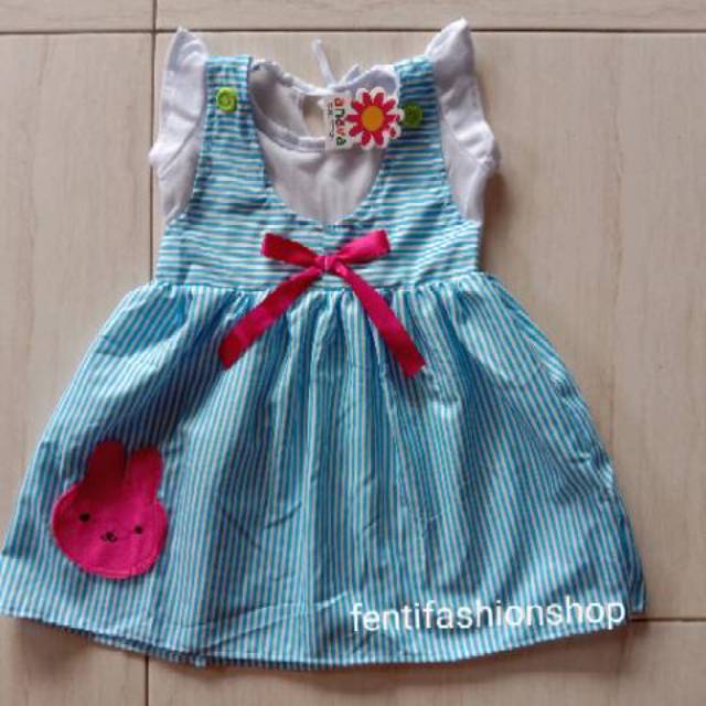 Dres Anak 1 2 tahun model overal tempel anava kombinasi motif salur