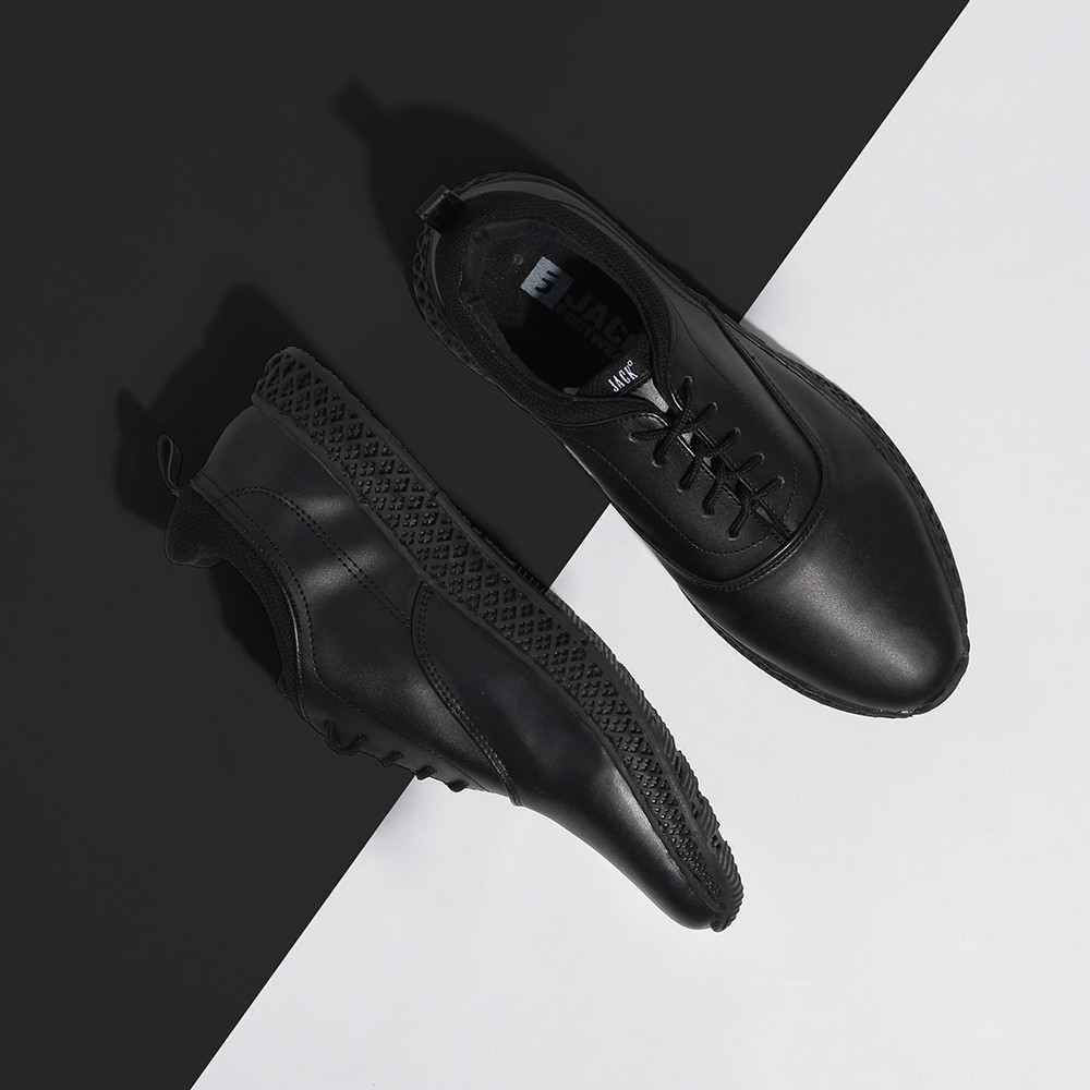 GARRICK BLACK |ManNeedMe x Jack| Sepatu Oxford Pria | Pantofel Formal