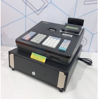 SHARP XE-A 207 CASHREGISTER MESIN KASIR DENGAN LACI UANG DAN LAYAR DISPLAY