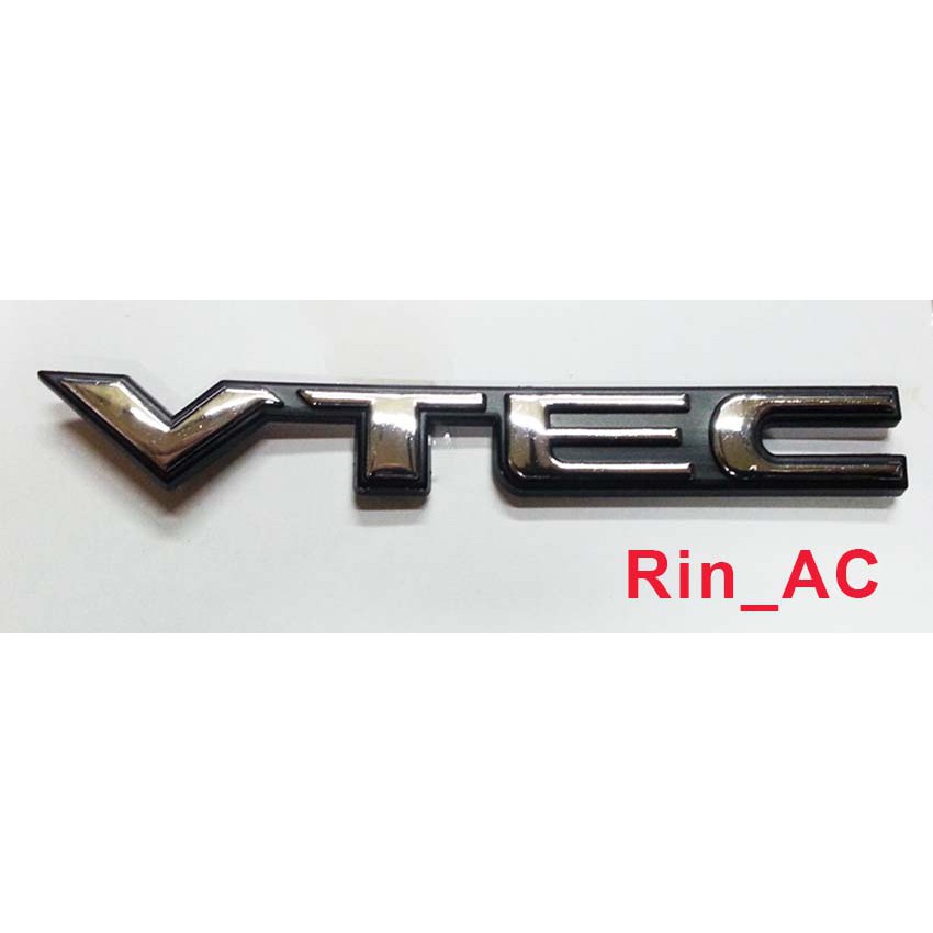 Emblem Logo Tempel VTEC Belakang Mobil Honda Stream & Civic Century ES VTI 2001 2002 2003 2004 2005
